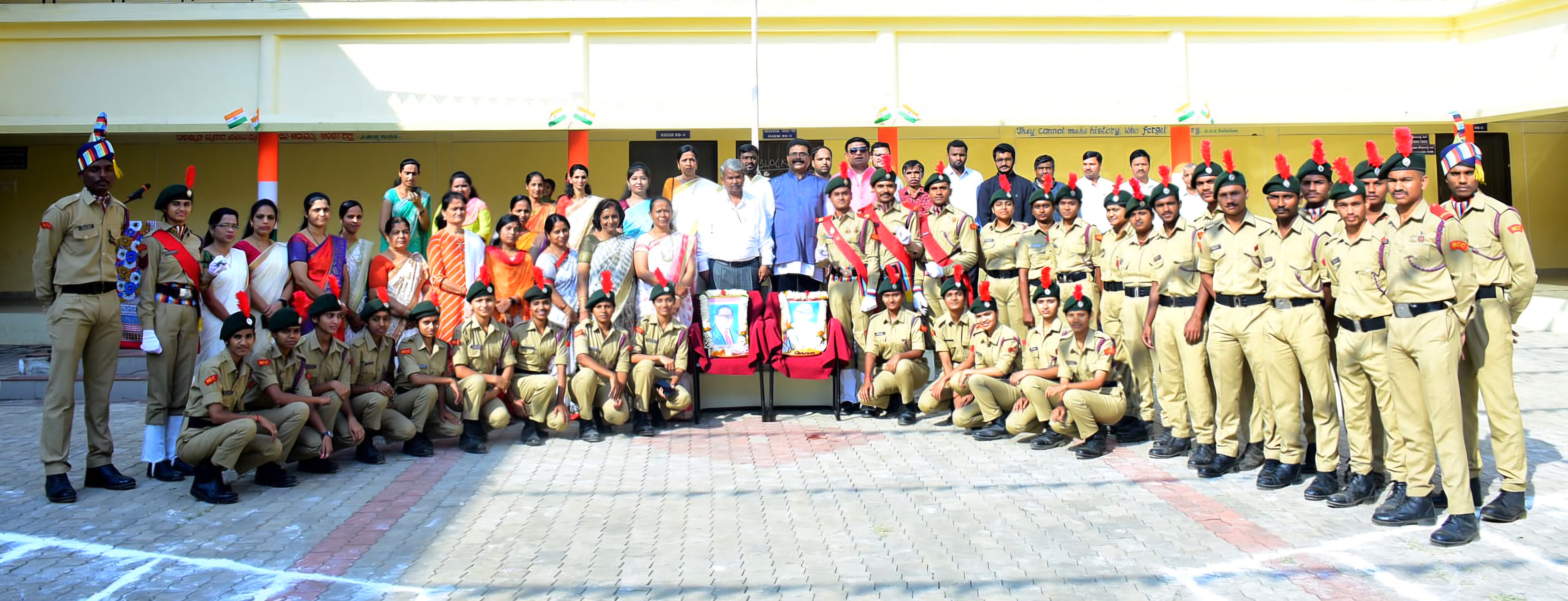 NCC Cadets at GFGC Dandeli